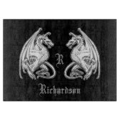 Planche À Découper Dragons à ailes personnalisés (Devant)