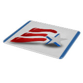 PLANCHE À DÉCOUPER DRAPEAU AMÉRICAIN (Coin)