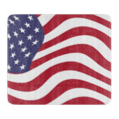 PLANCHE À DÉCOUPER DRAPEAU AMÉRICAIN (Devant)