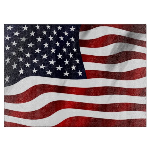 Planche À Découper Drapeau américain (Devant)