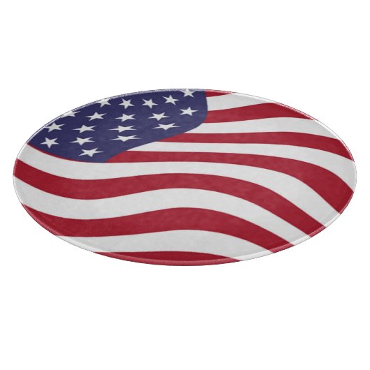 PLANCHE À DÉCOUPER DRAPEAU AMÉRICAIN (Coin)