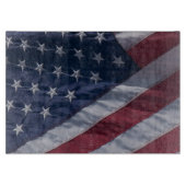 Planche À Découper Drapeau américain. (Devant)