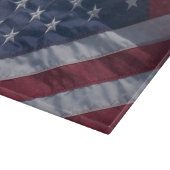 Planche À Découper Drapeau américain. (Coin)