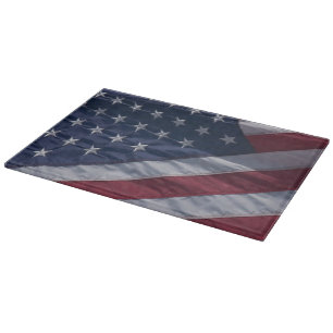 Planche À Découper Drapeau américain.