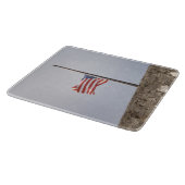 Planche À Découper Drapeau américain à mi-mât (USA) (Coin)