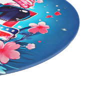 Planche À Découper Drapeau américain avec Flamant rose Cartoon-69681 (Coin)