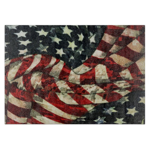 Planche À Découper Drapeau américain-Camouflage par Shirley Taylor