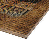 Planche À Découper Drapeau Américain de Grange Rustique (Coin)