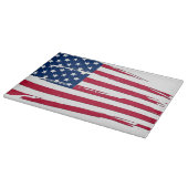 Planche À Découper Drapeau américain en lambeaux (Coin)