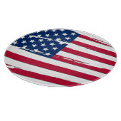 Planche À Découper Drapeau américain en lambeaux (Coin)