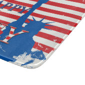 Planche À Découper Drapeau américain et statue de la liberté (Coin)