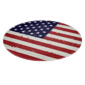 Planche À Découper Drapeau américain patriotique en détresse (Coin)