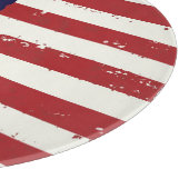 Planche À Découper Drapeau américain patriotique en détresse (Coin)