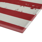 Planche À Découper Drapeau américain patriotique en détresse (Coin)