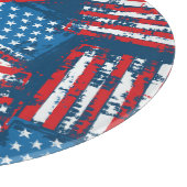 Planche À Découper Drapeau américain peint Motif (Coin)