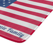 Planche À Découper Drapeau américain personnalisé (Coin)