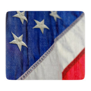 Planche À Découper Drapeau américain Rouge Blanc bleu