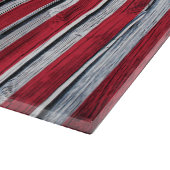 Planche À Découper Drapeau américain rustique et drapeau allemand (Coin)