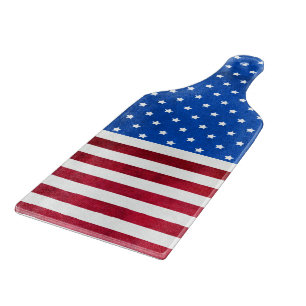 Planche À Découper Drapeau américain Stars and Stripes par Shirley Ta
