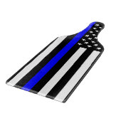 Planche À Découper Drapeau américain Symbole de la Ligne Bleue Mince (Coin)