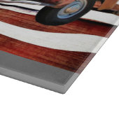 Planche À Découper Drapeau américain vintage Red Truck (Coin)