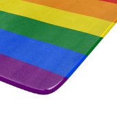 Planche À Découper Drapeau arc-en-ciel (LGBT) (Coin)