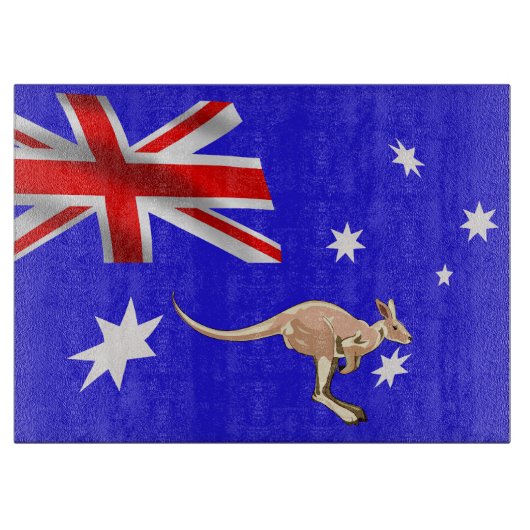 Planche À Découper Drapeau australien (Devant)