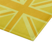 Planche À Découper Drapeau britannique Union Jack très jaune (Coin)