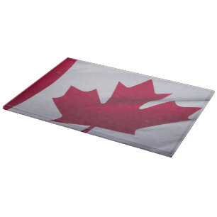 Planche À Découper Drapeau canadien.