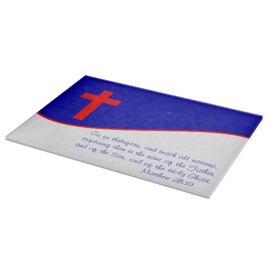 Planche À Découper Drapeau Chrisitan inspiré (Coin)