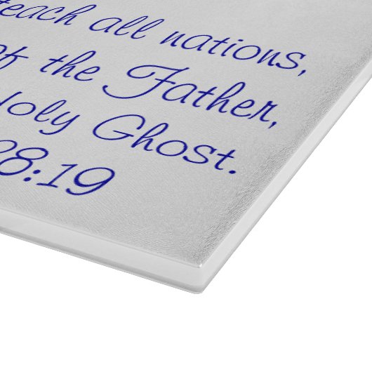 Planche À Découper Drapeau Chrisitan inspiré (Coin)