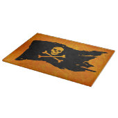 Planche À Découper Drapeau crâne et os croisés (Coin)