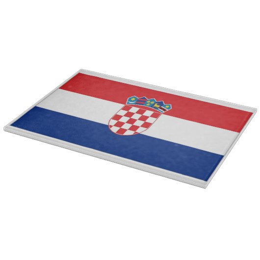 Planche À Découper Drapeau Croatie (Coin)