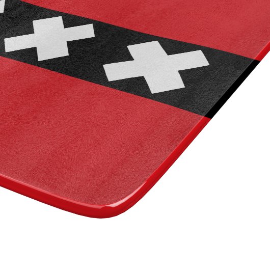 Planche À Découper Drapeau d'Amsterdam (Coin)