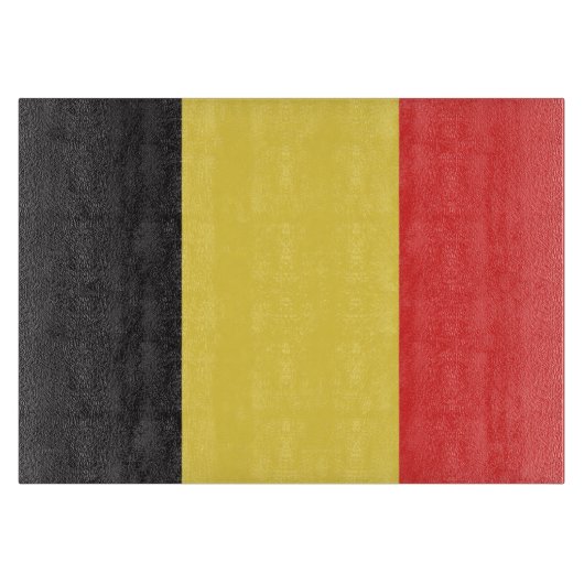 Planche À Découper Drapeau de Belgique (Devant)