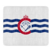 Planche À Découper Drapeau de Cincinnati (Ohio) (Devant)