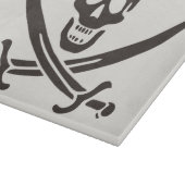 Planche À Découper Drapeau de crâne obsidien Drapeau de pirate Calico (Coin)