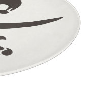 Planche À Découper Drapeau de crâne obsidien Drapeau de pirate Calico (Coin)