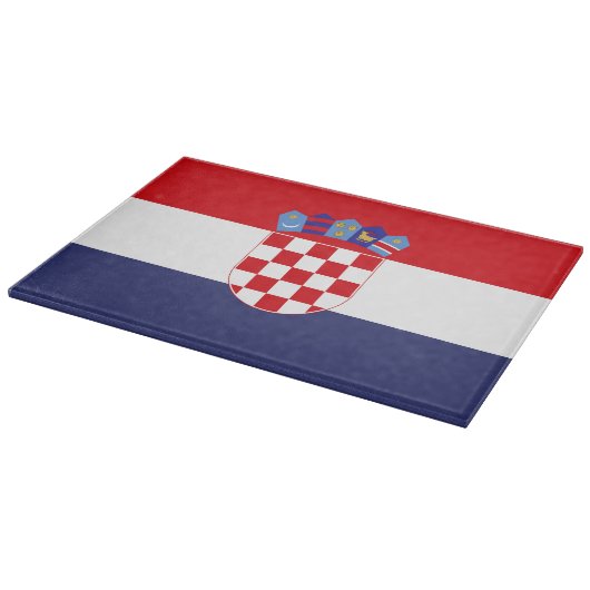 Planche À Découper Drapeau de Croatie (Coin)