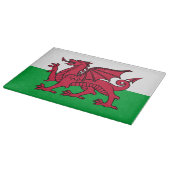 Planche À Découper Drapeau de dragon au Pays de Galles, Drapeau natio (Coin)