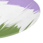 Planche À Découper Drapeau de fierté Genderqueer abstrait ZigZag épic (Coin)