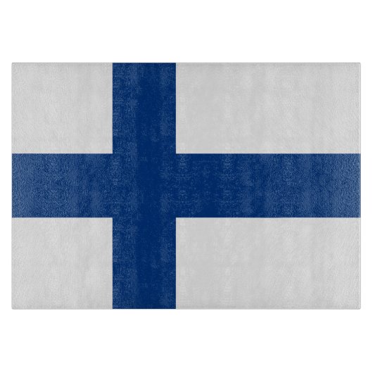 Planche À Découper Drapeau de Finlande (Devant)