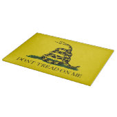 Planche À Découper Drapeau de gadsden (Ne pas filer sur moi) (Drapeau (Coin)