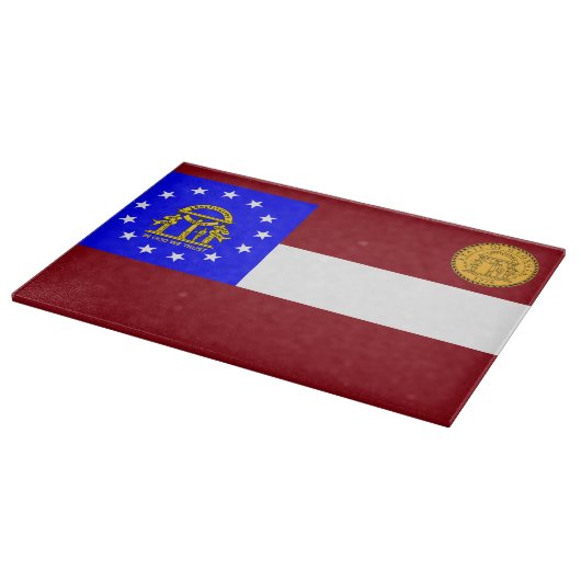 Planche À Découper Drapeau de Géorgie (Coin)
