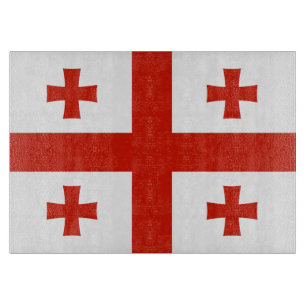 Planche À Découper Drapeau de Géorgie