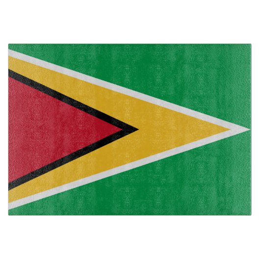 Planche À Découper Drapeau de Guyana (Devant)
