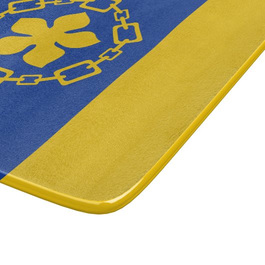 Planche À Découper Drapeau de Hamilton (Ontario, Canada) (Coin)