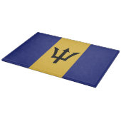 Planche À Découper Drapeau de la Barbade (Coin)