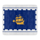 Planche À Découper Drapeau de la Commission de coupe de Québec (Devant)