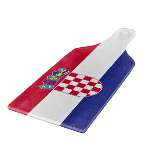 Planche À Découper Drapeau de la Croatie